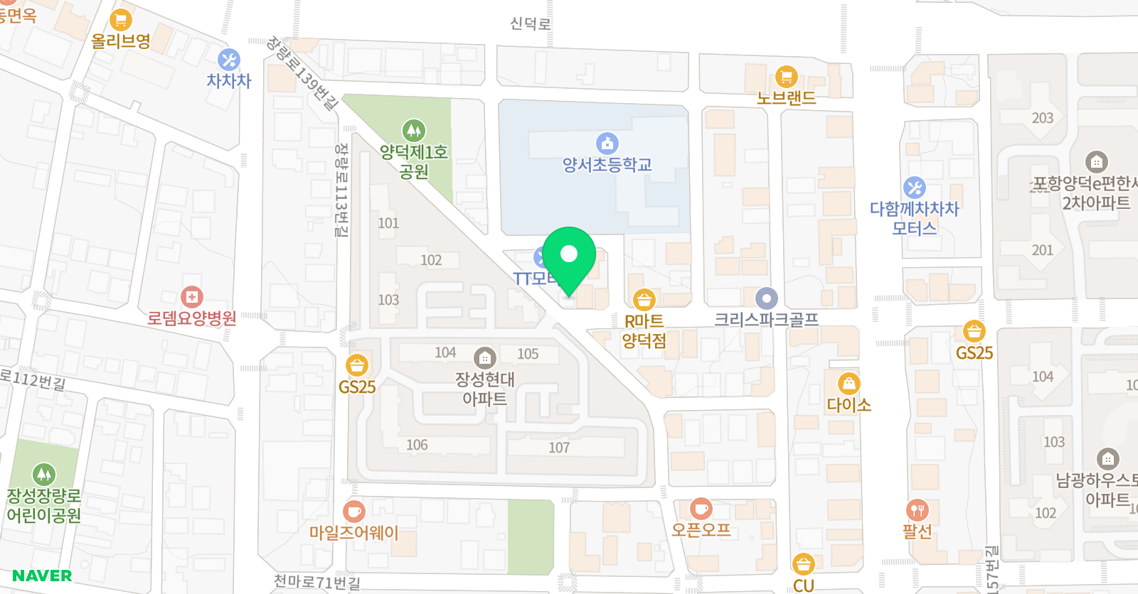 틔움 수학학원 위치