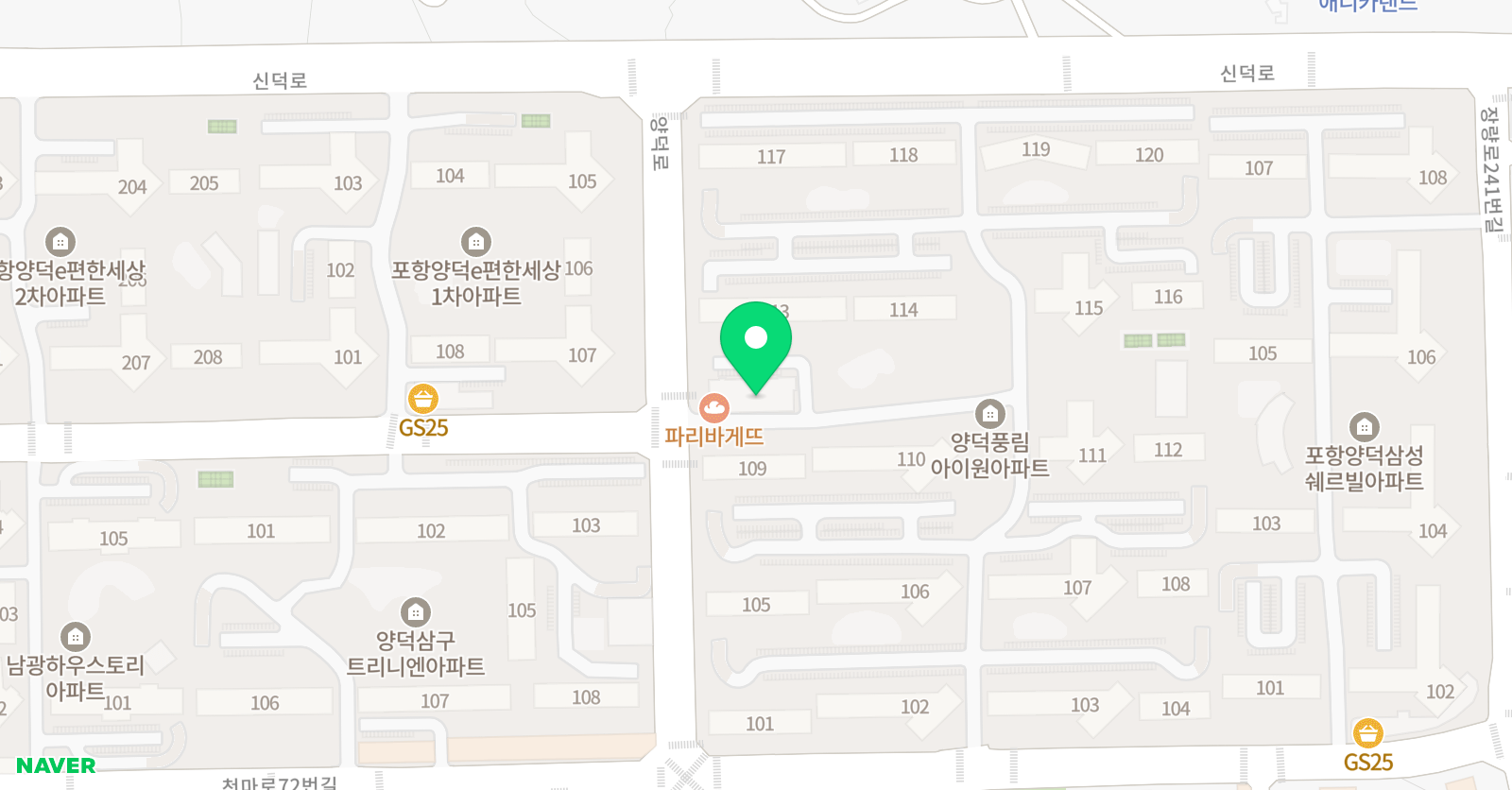 쎈 수학러닝센터 더프라임 수학교습소 위치