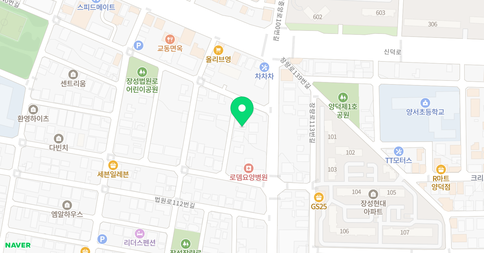 YBM ECC 포항북구점 위치
