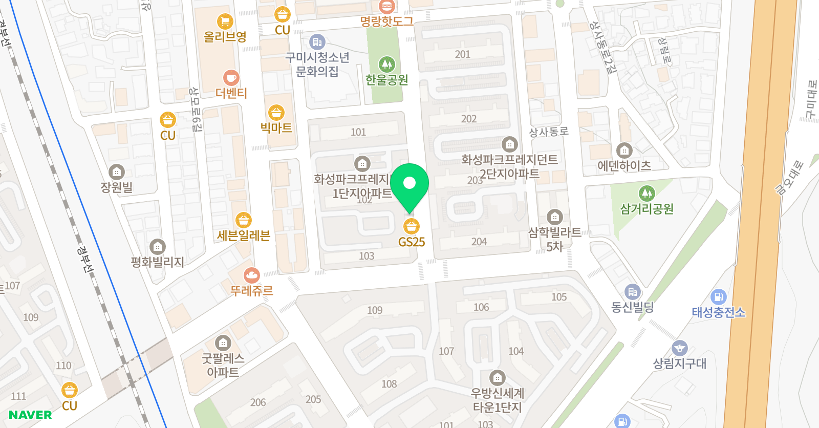 해맑은 음악교습소 위치