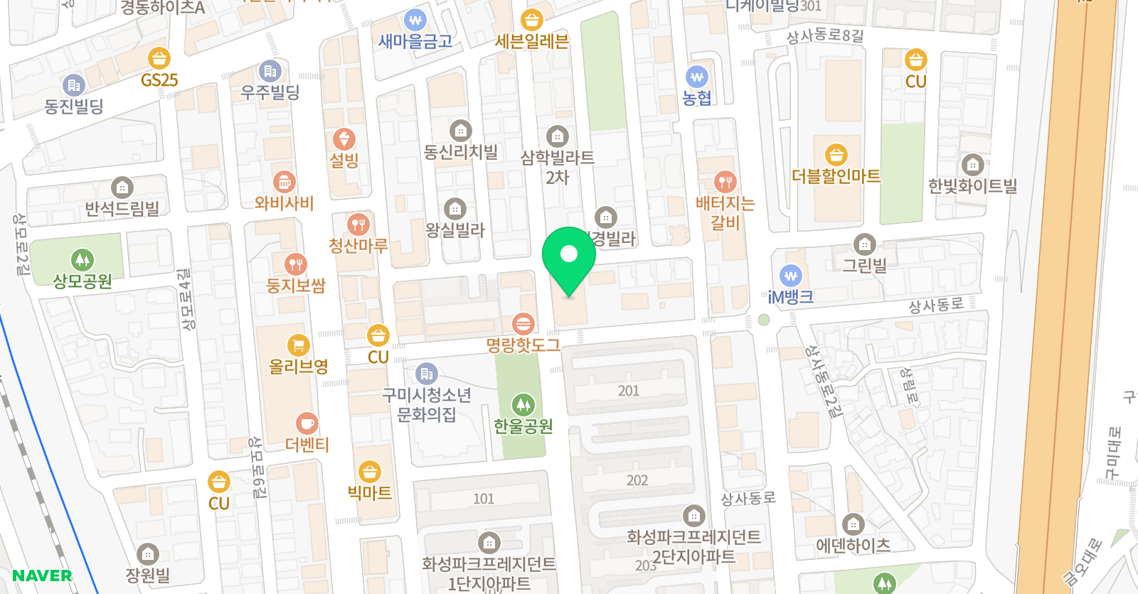 더카이스트 수학학원 위치
