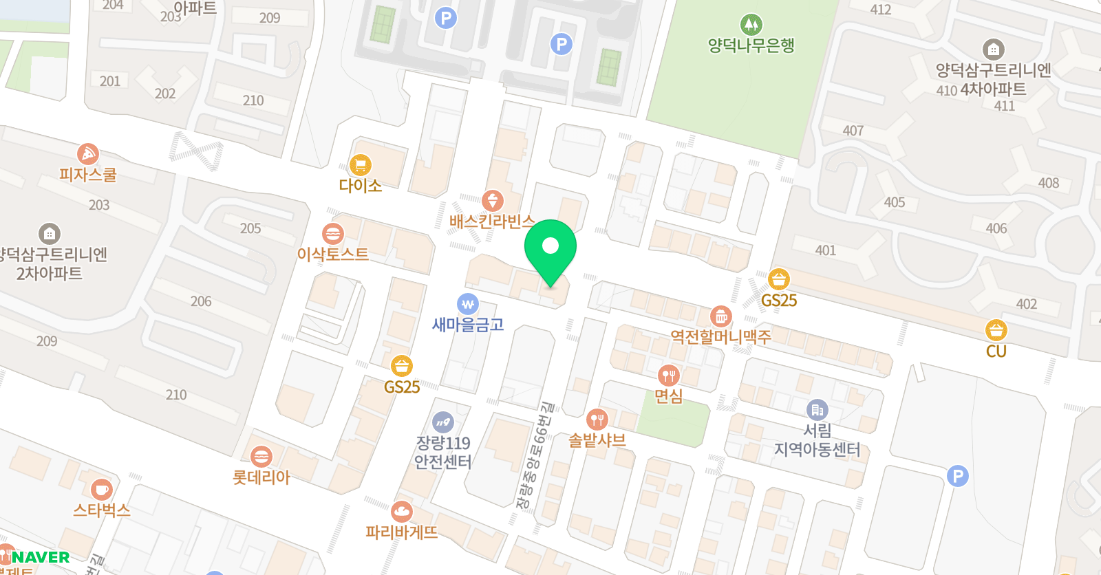 위너스입시 단과학원 위치