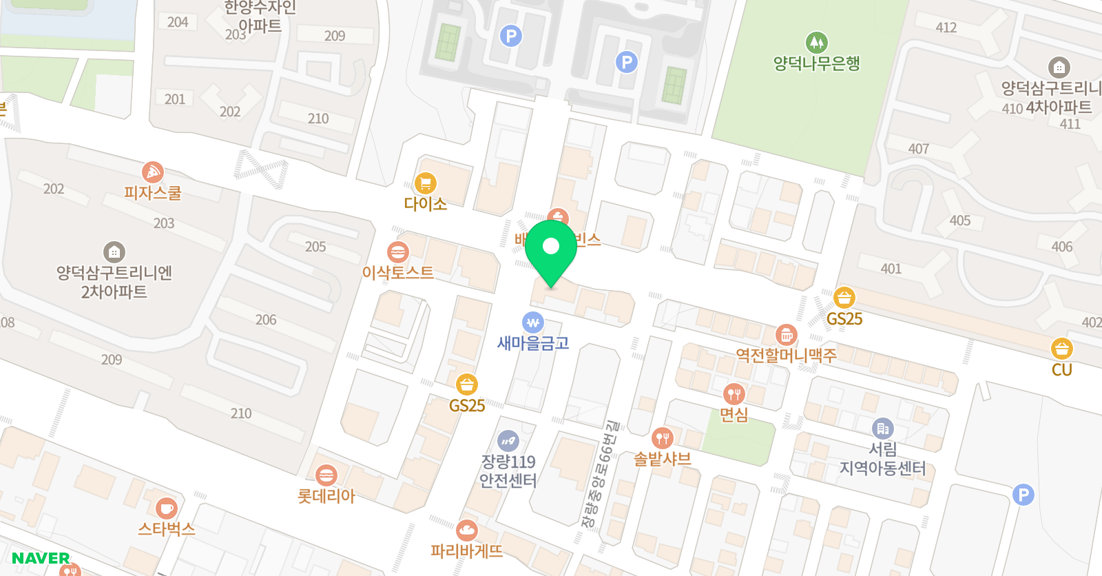 안주란 음악학원 위치