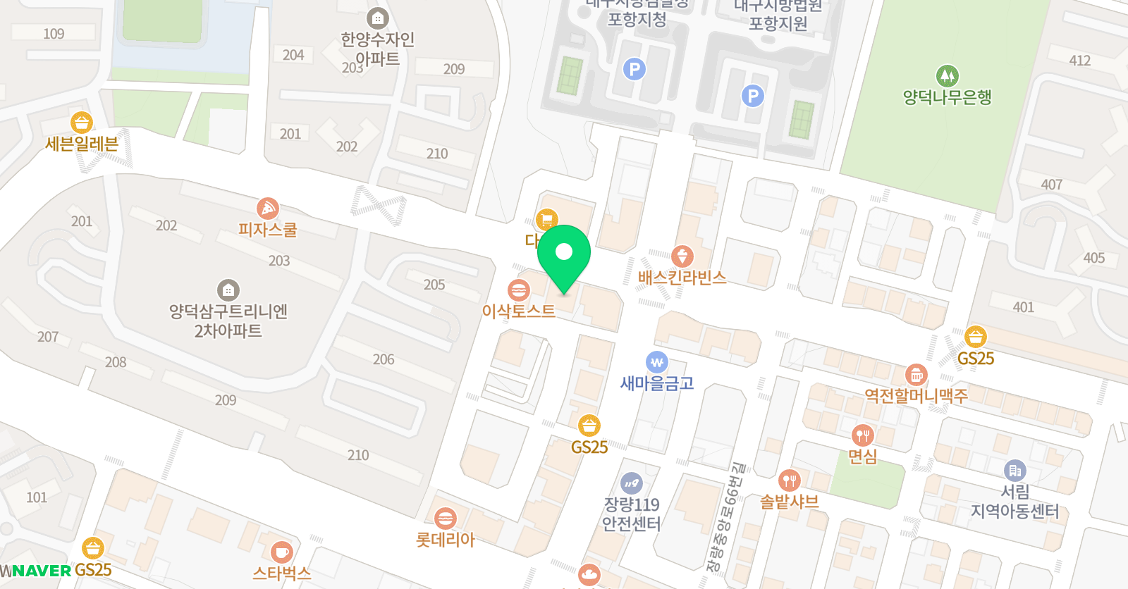 잘가르치는우쌤 학원 위치