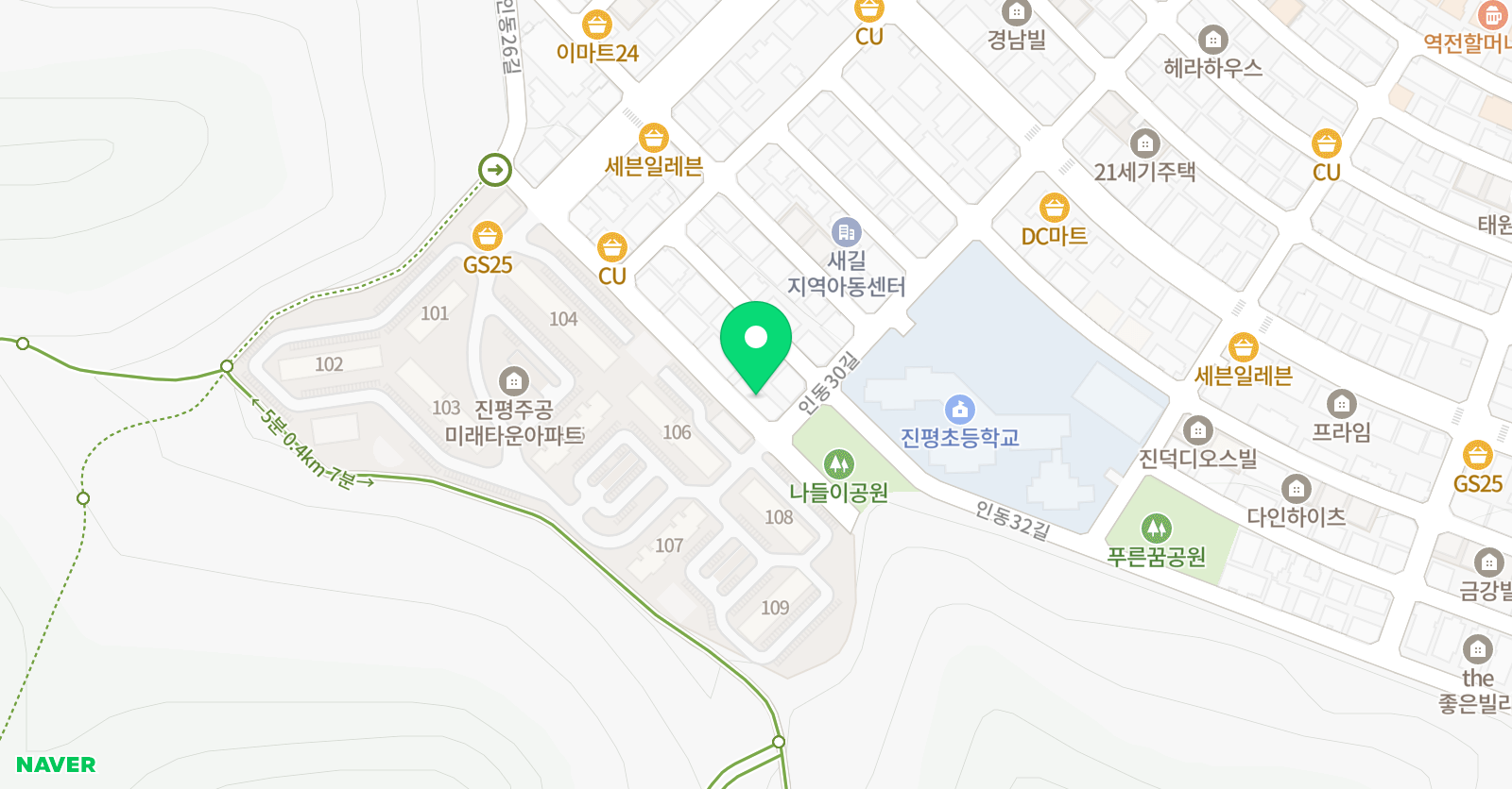 삼성 영어 엘리트 영수학원 위치