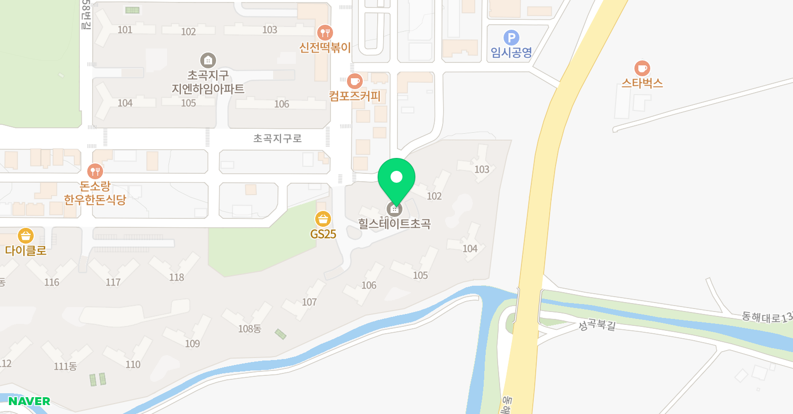 링키영어 초곡힐스테이트점 위치