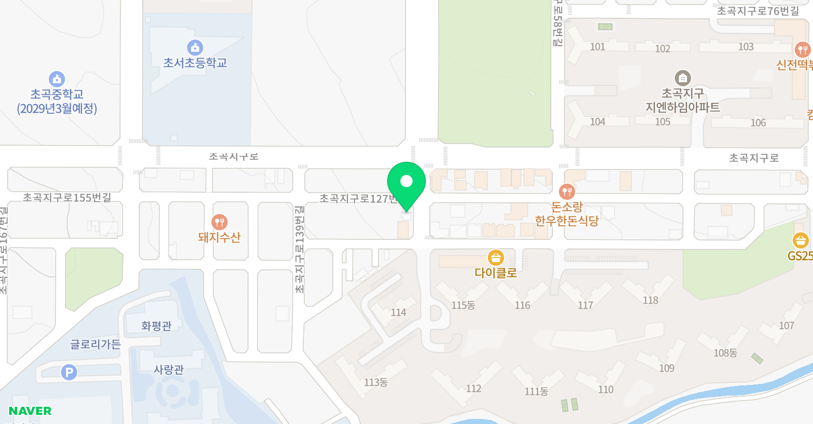 숲음악학원 위치