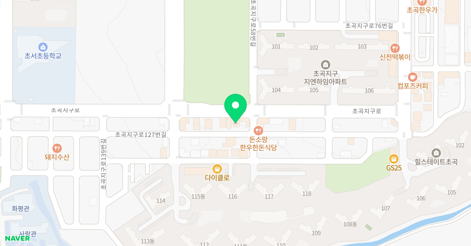 리드앤톡 영어학원 위치
