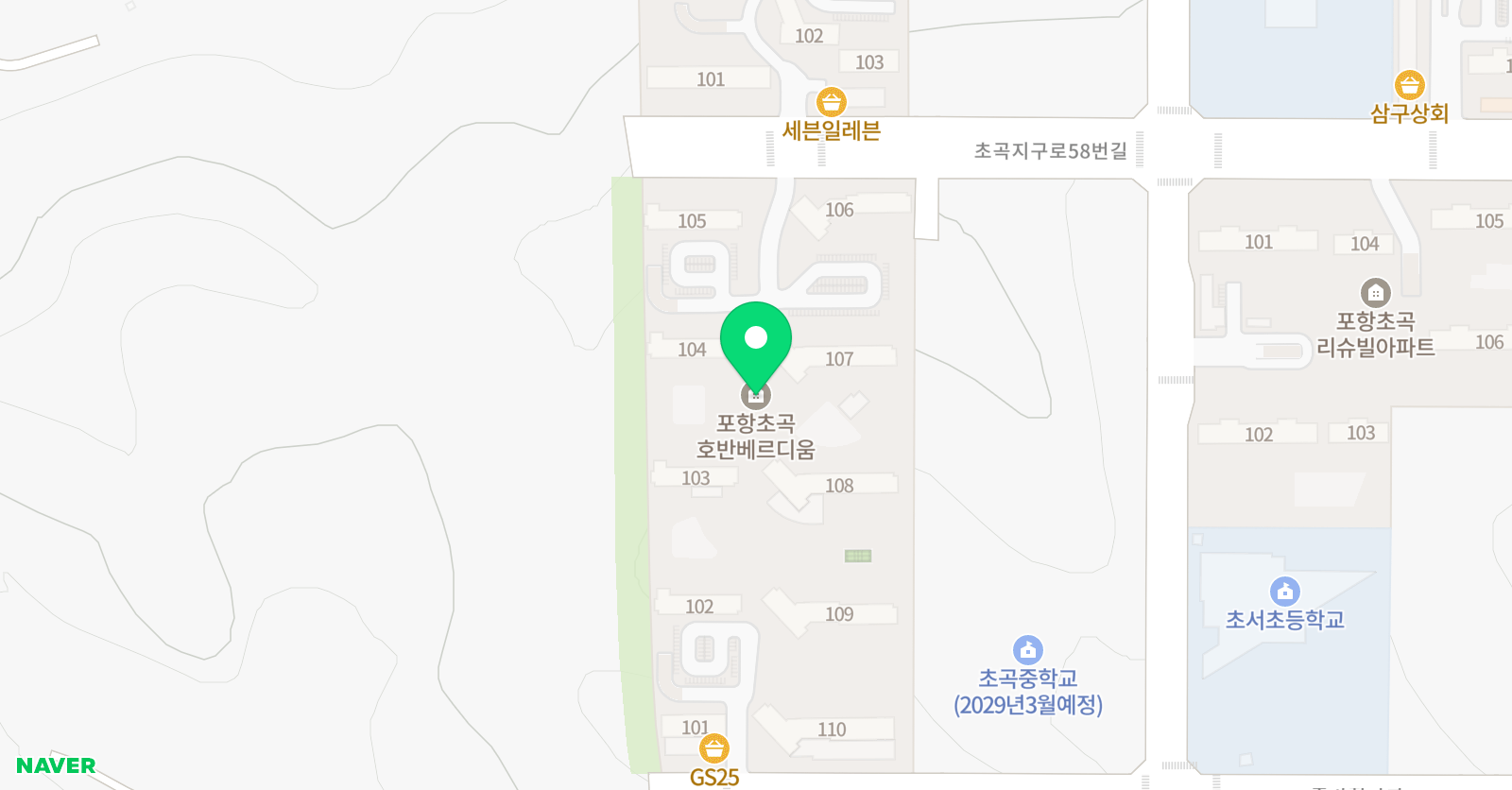 뮤엠 영어 초곡호반NEST 위치