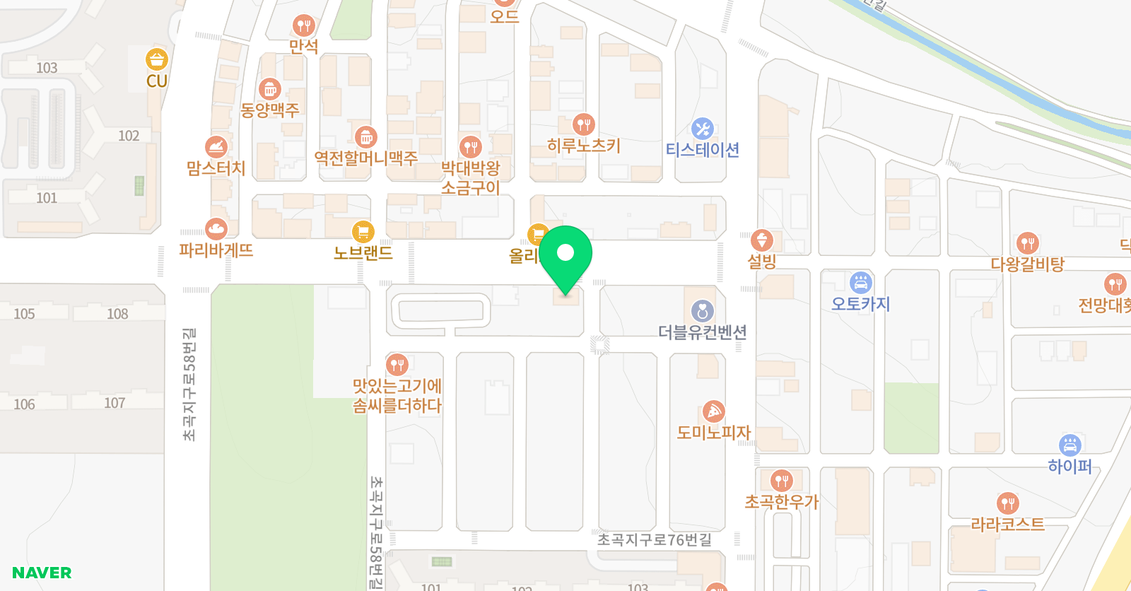 HFC 에이치풋볼클럽 위치