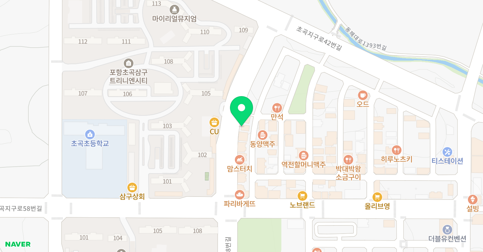 초곡 센텀 수학학원 위치