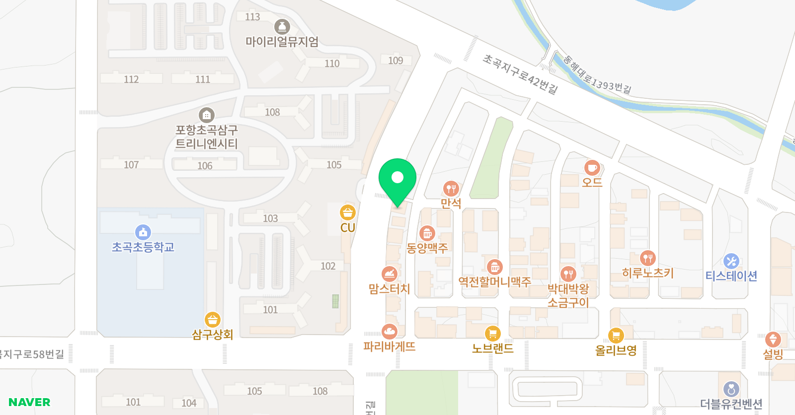 원탑 수학과학영어학원 위치