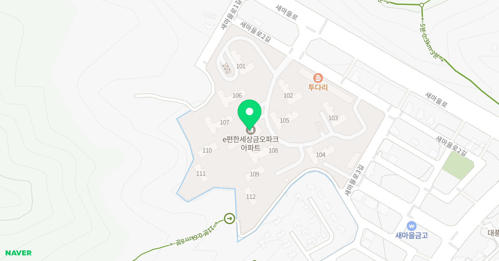 아소비 구미 사곡이편한점 위치