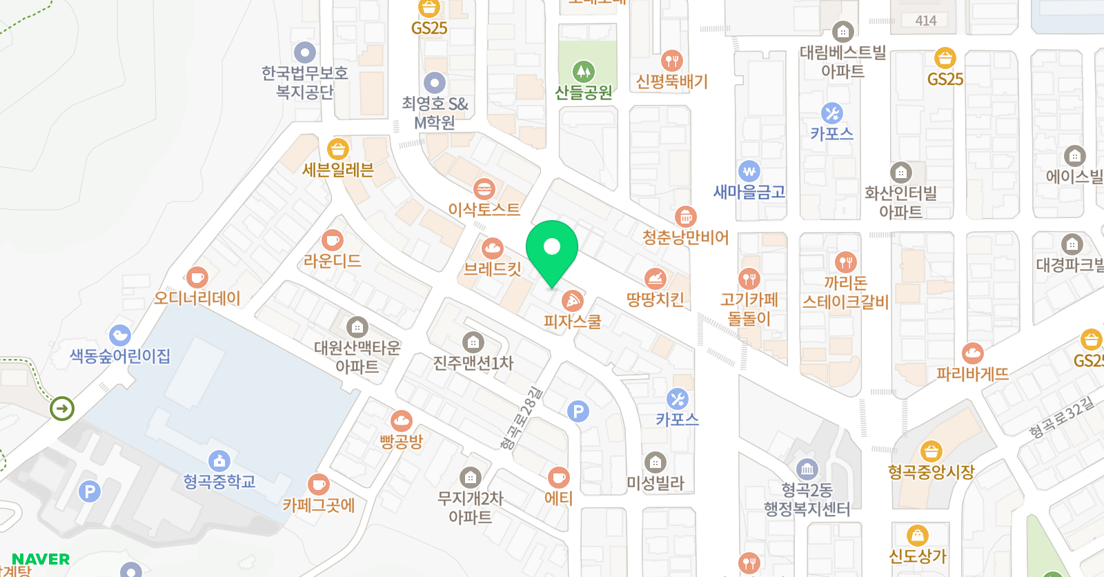 비바 영수학원 위치