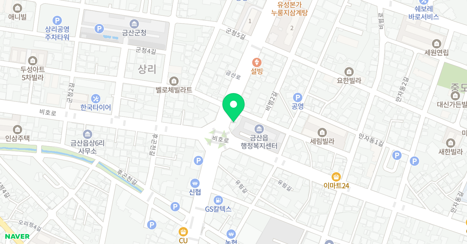 브리싱사운드 실용음악학원 위치