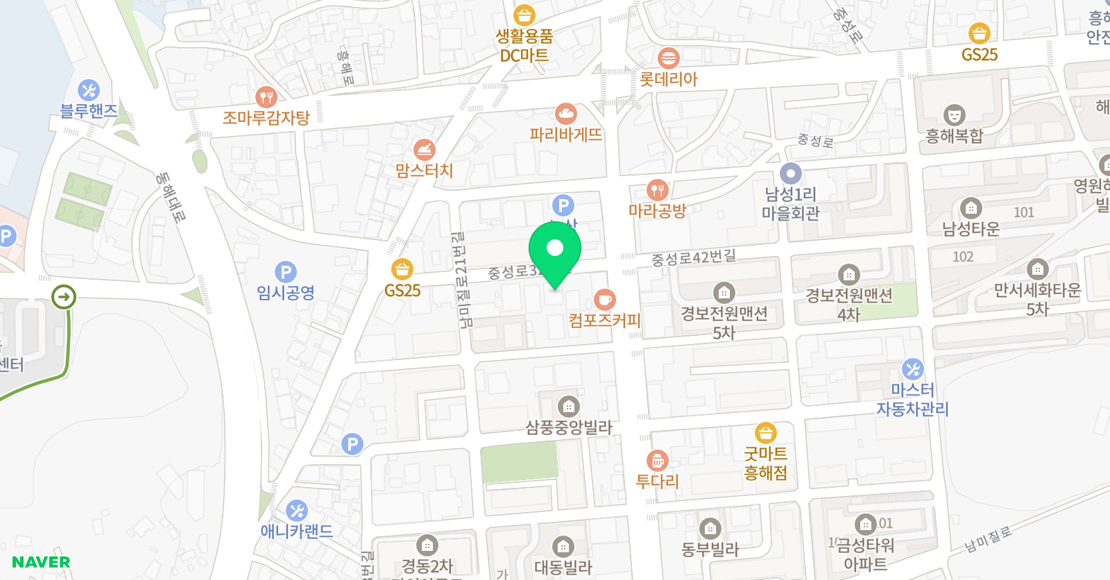 북천솔소리 국악아카데미 위치
