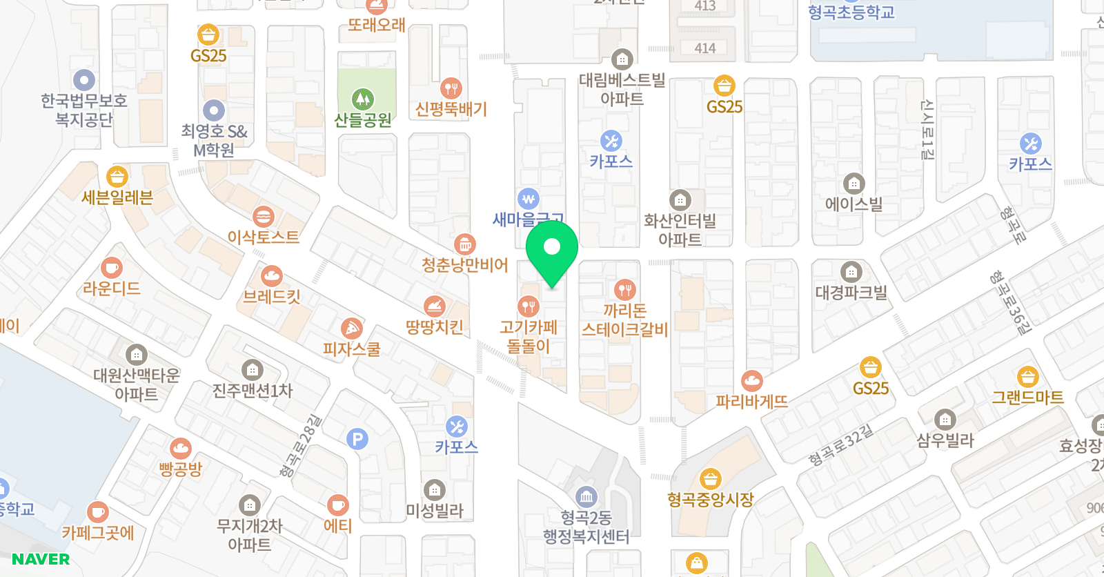아이들의 학습 문화공간 위치