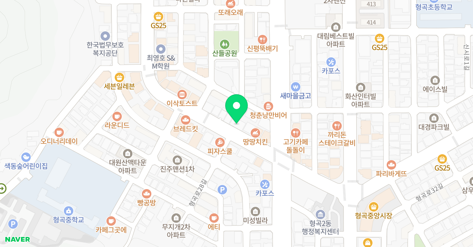더쌤 영수학원 위치