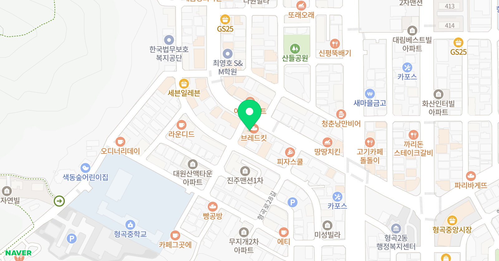 하이맵수학학원 위치