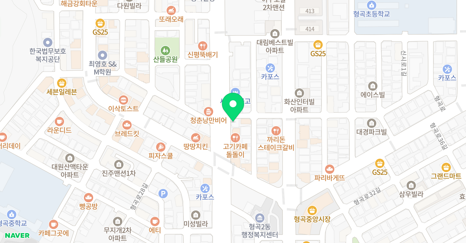 박주억 수학전문학원 위치