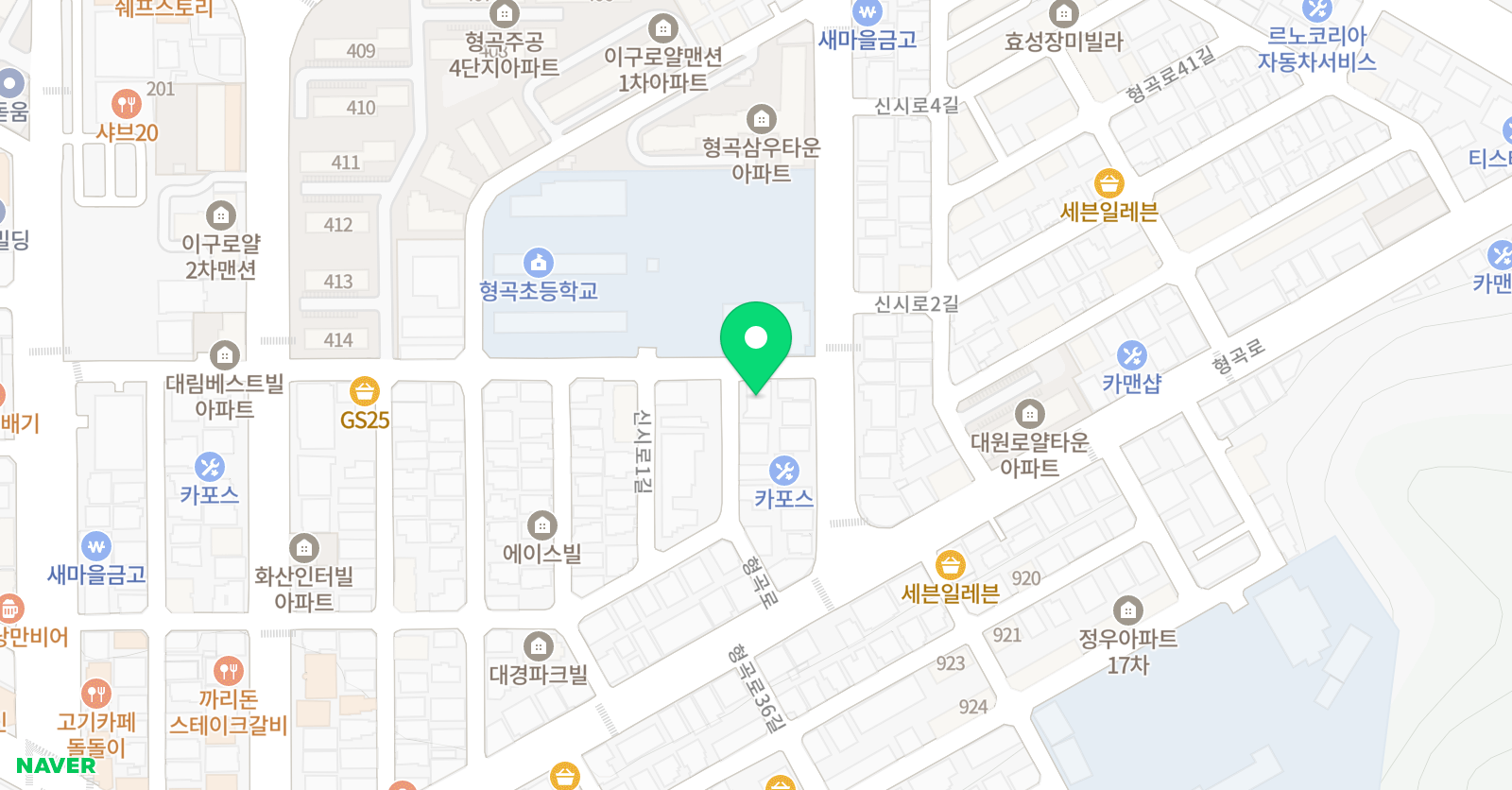 윤선생IGSE아카데미 구미형곡학원 위치