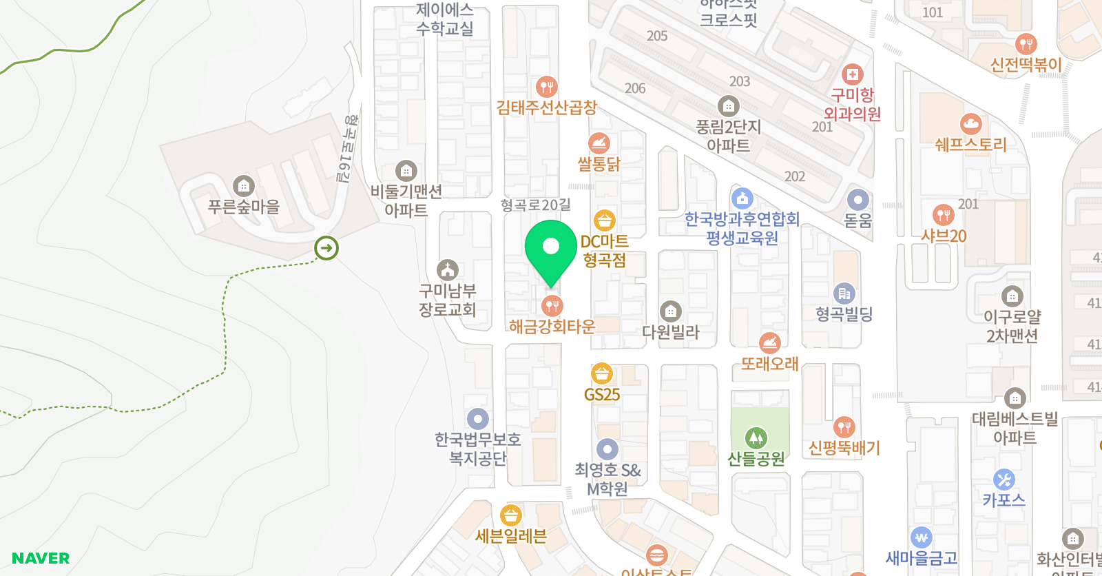 MIL 수학학원 위치