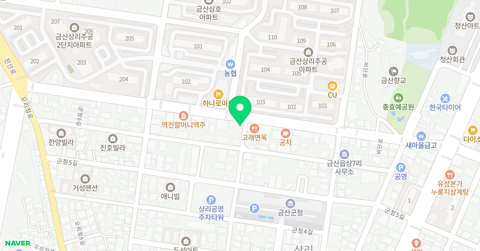 케이탑 학원 위치