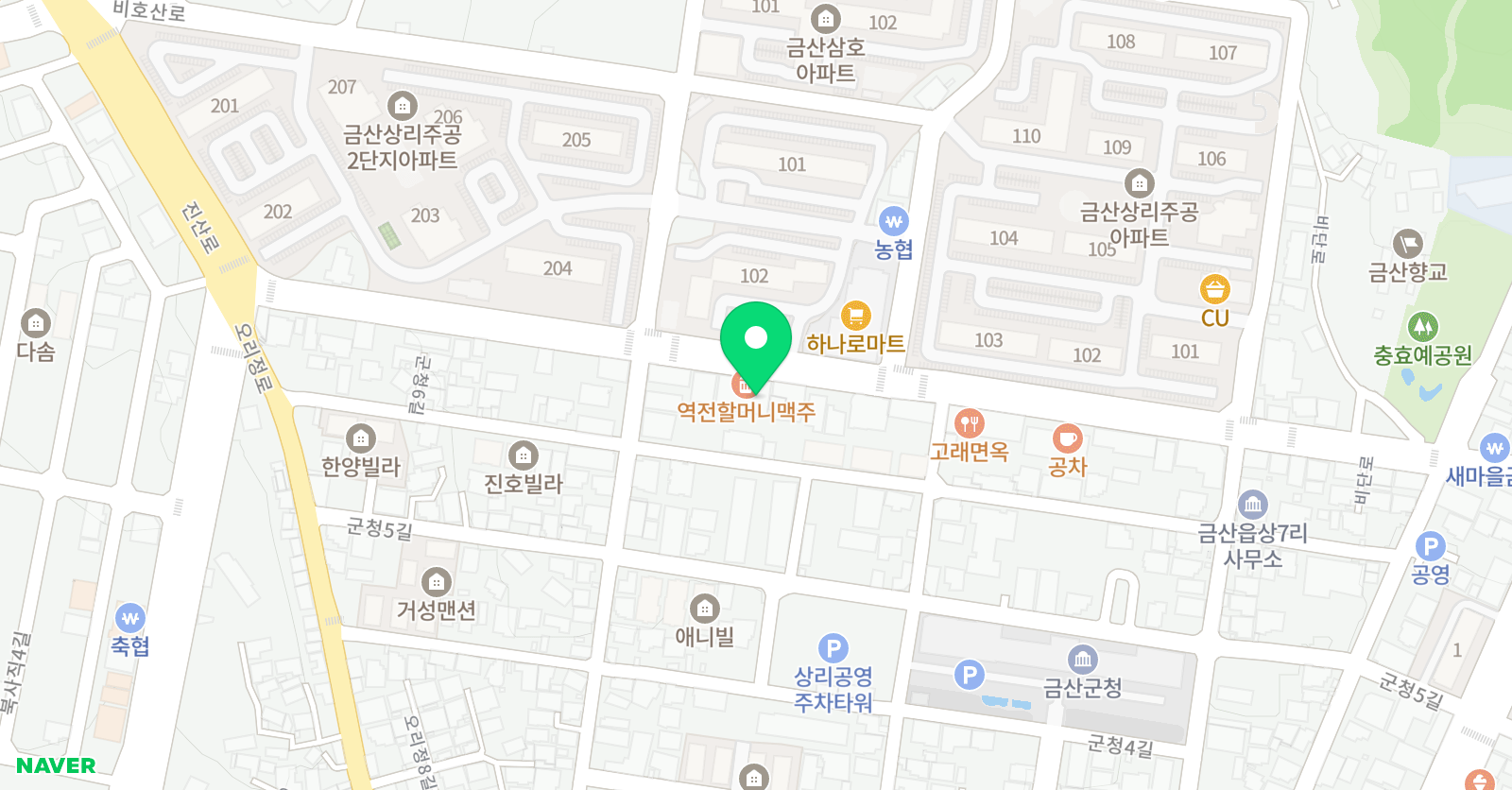 뮤엠 영어 올림 수학 카이젠 학원 위치