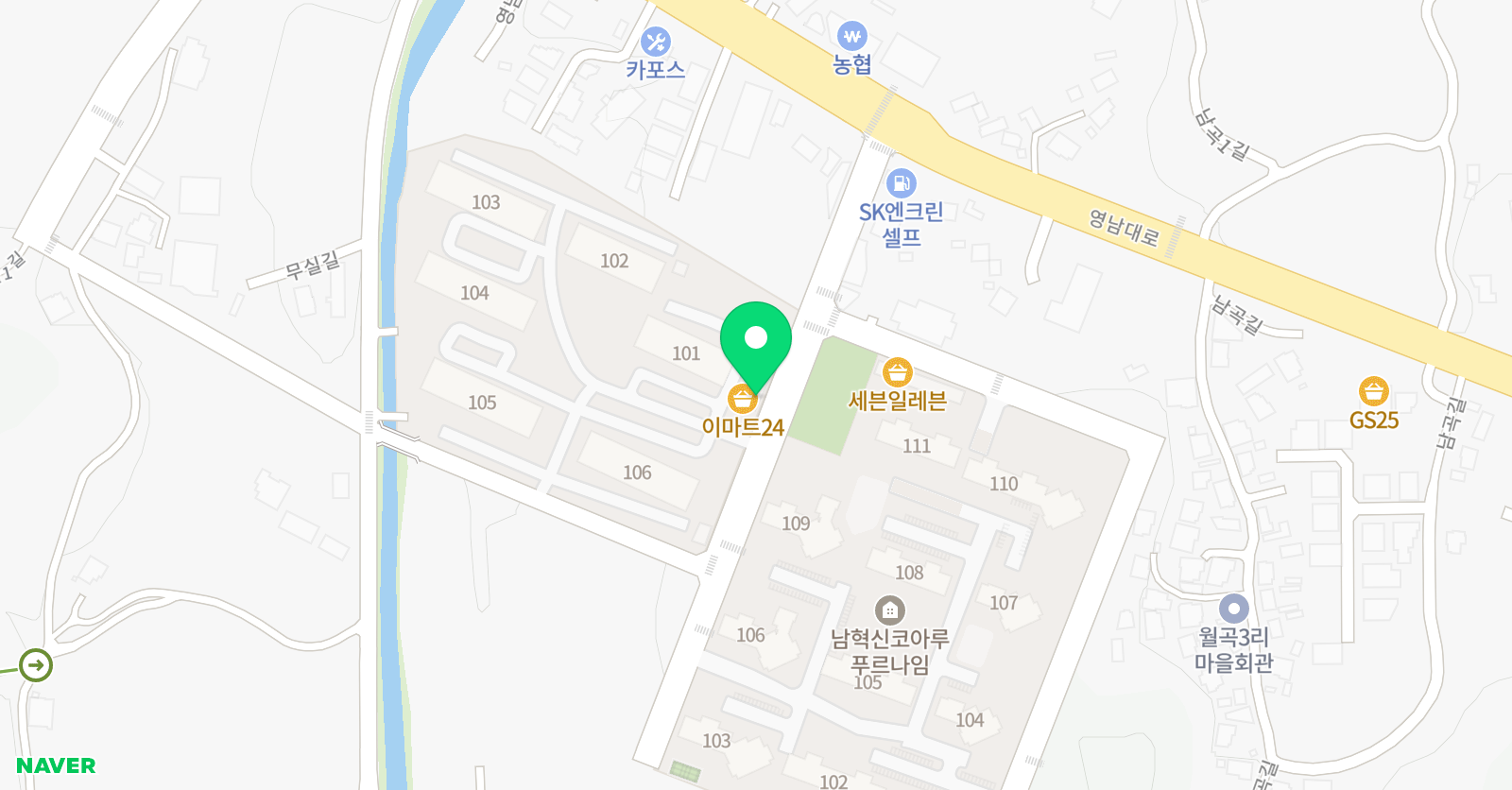 한솔플러스 수학교습소 덕곡드림 위치