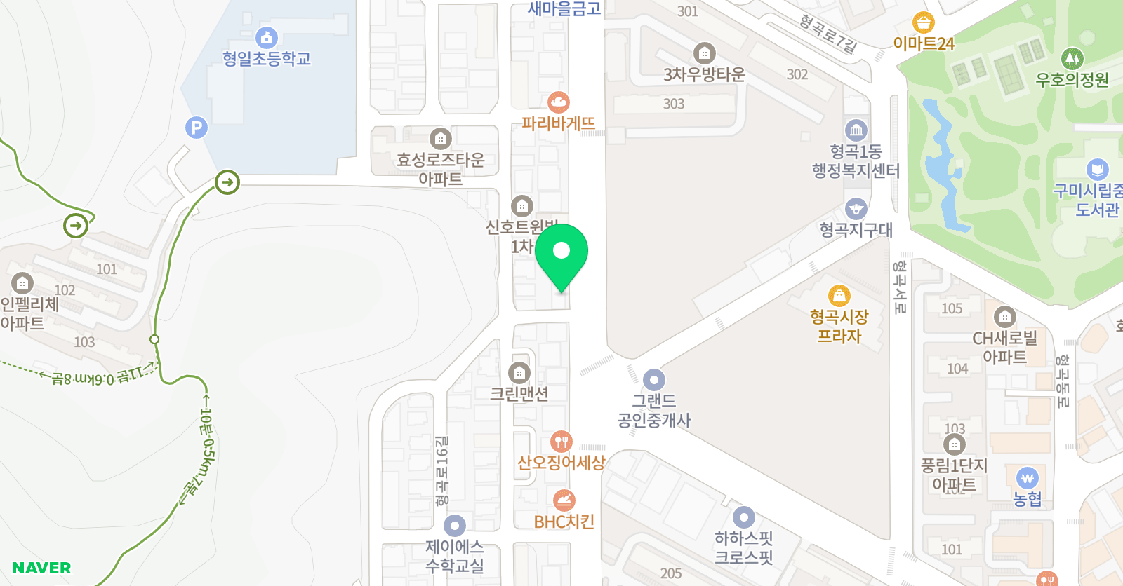양쌤 리더수학교습소 위치