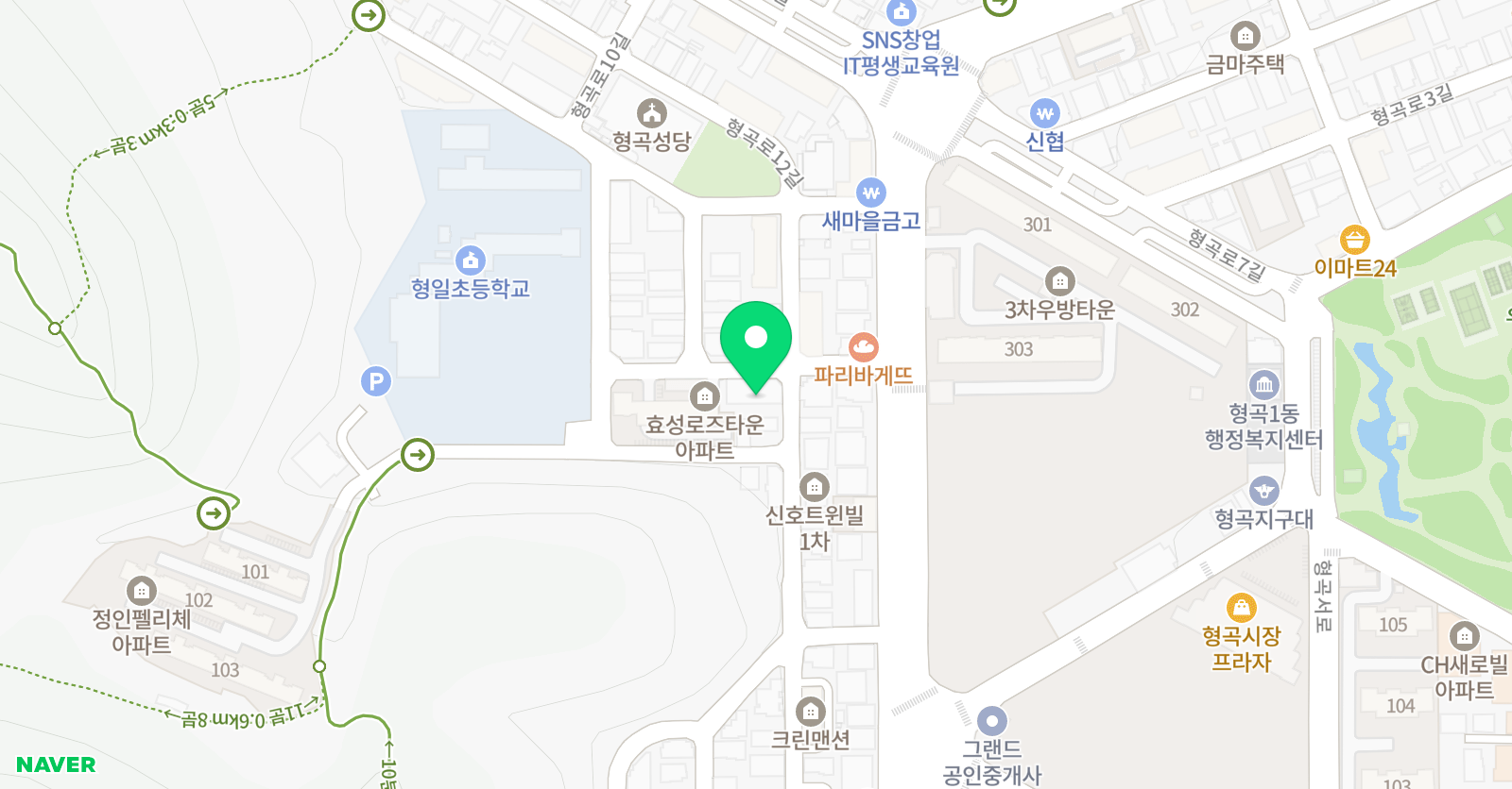 프라미스이쌤 수학학원 위치