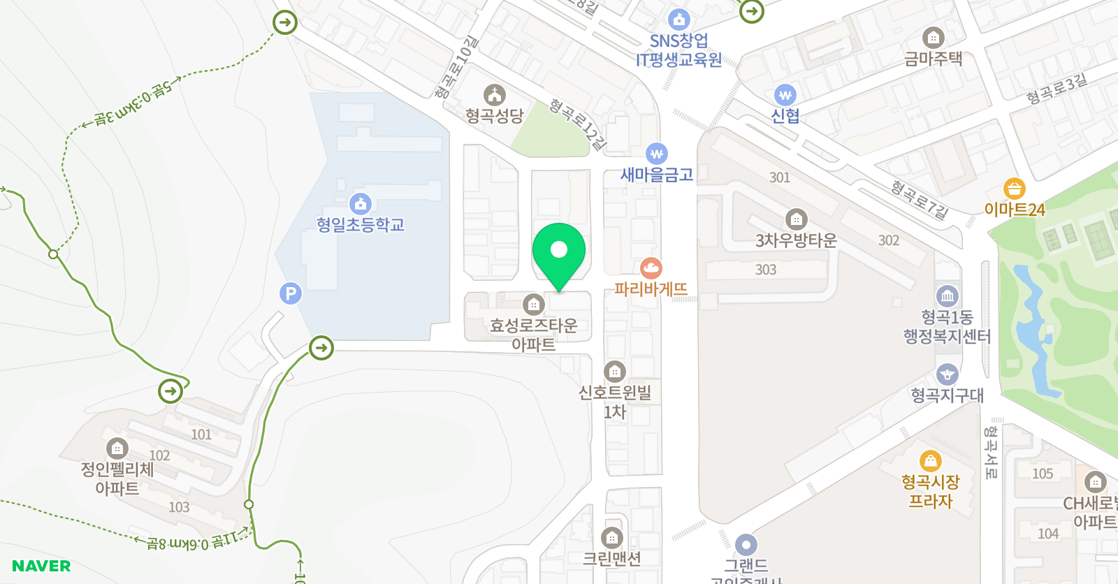 예인아트 미술학원 위치
