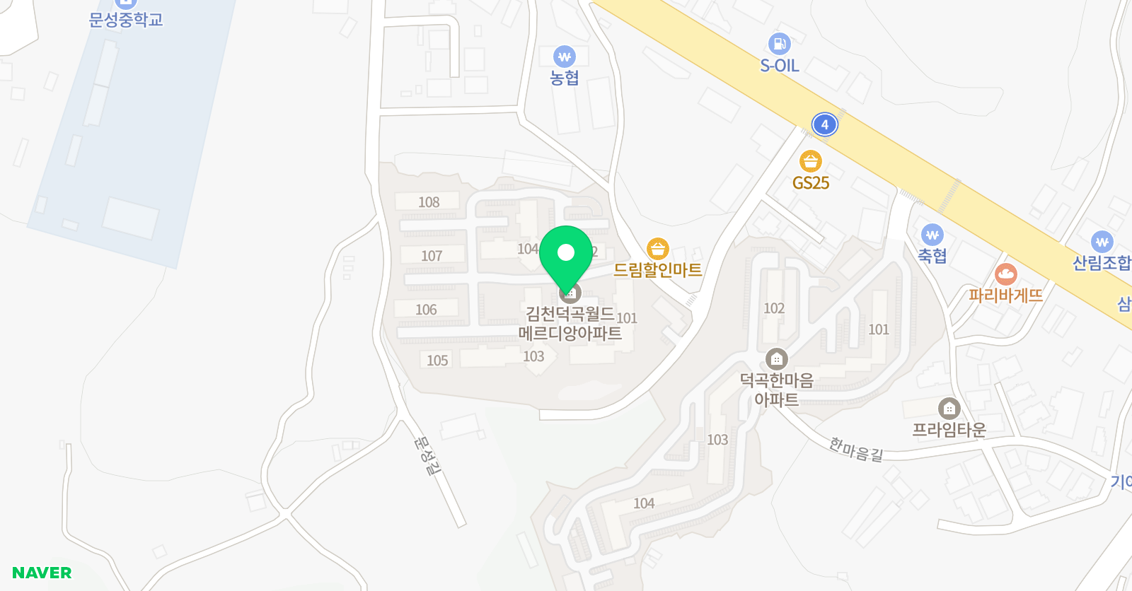한우리 독서토론논술 김천덕곡독서교실 위치