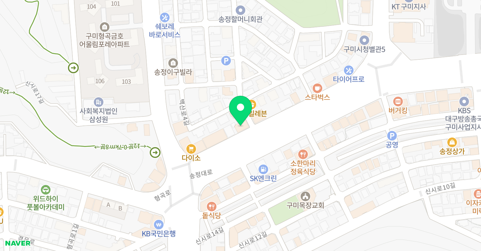 비오비 학원 위치
