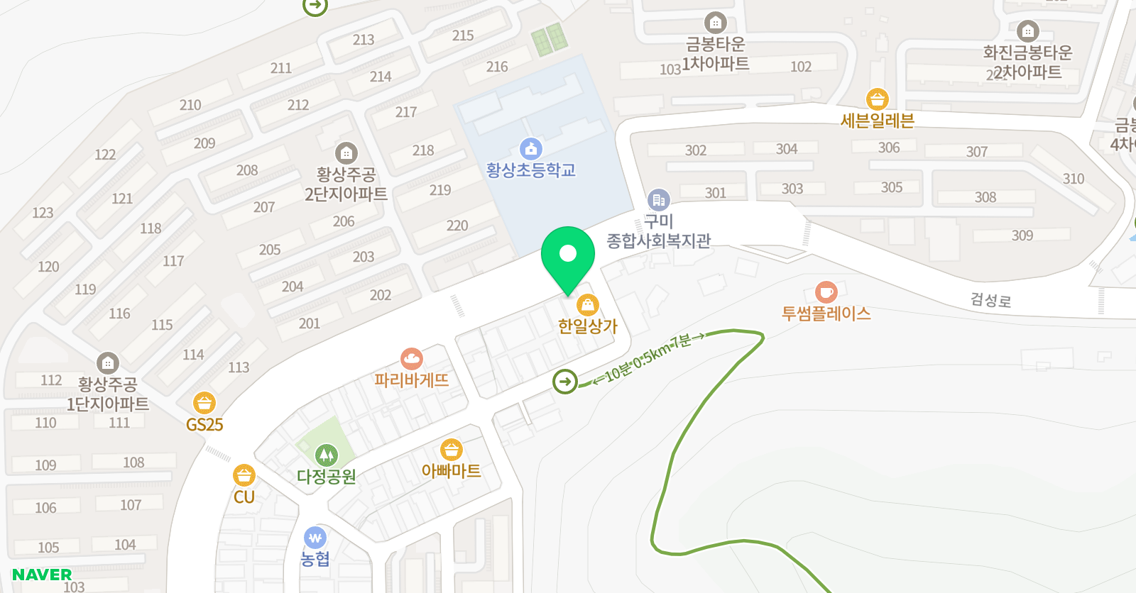 예솔 음악미술학원 위치