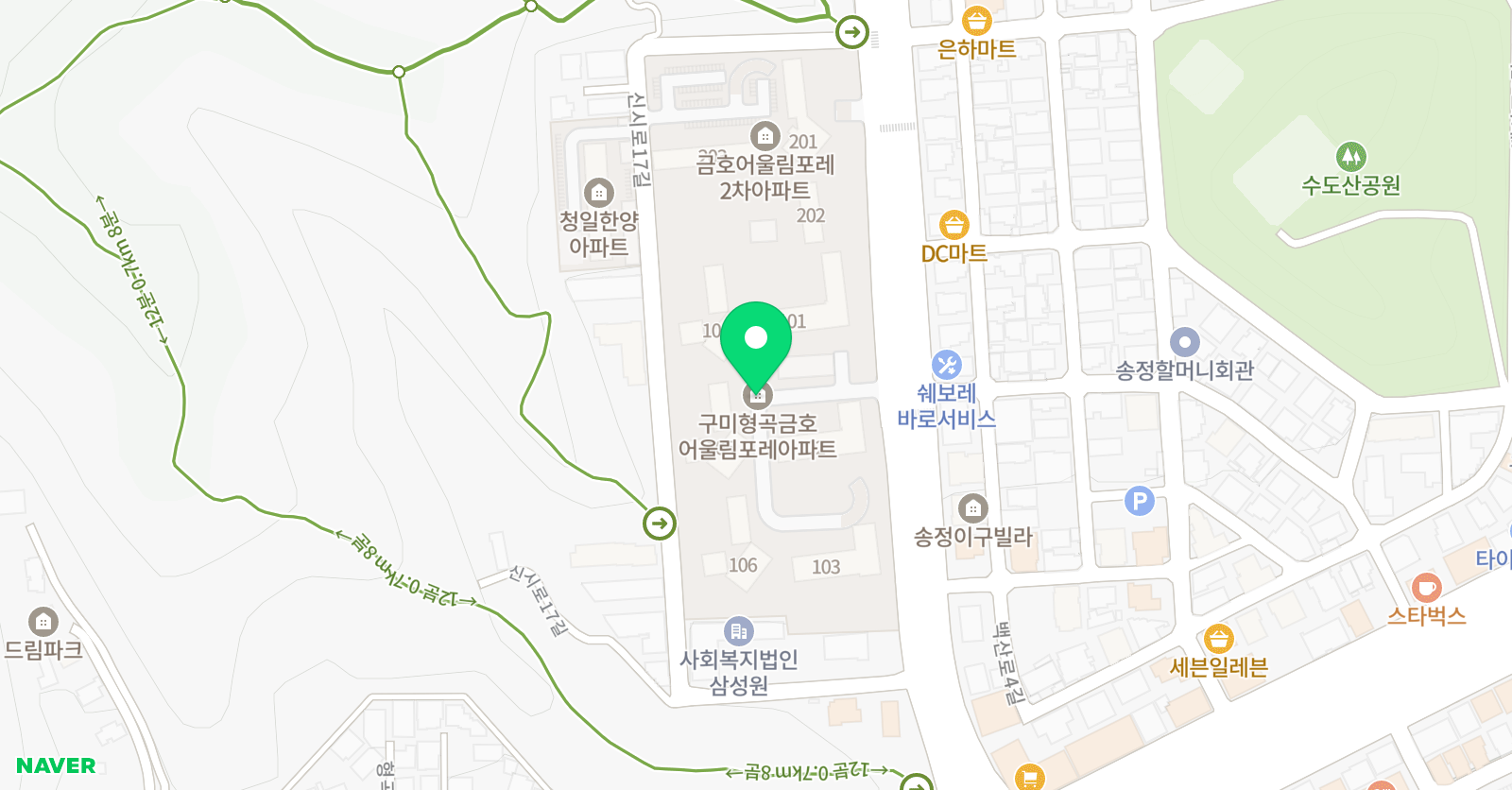 허밍수학공부방 위치