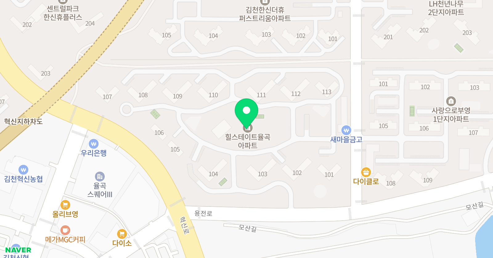 지니영어 위치