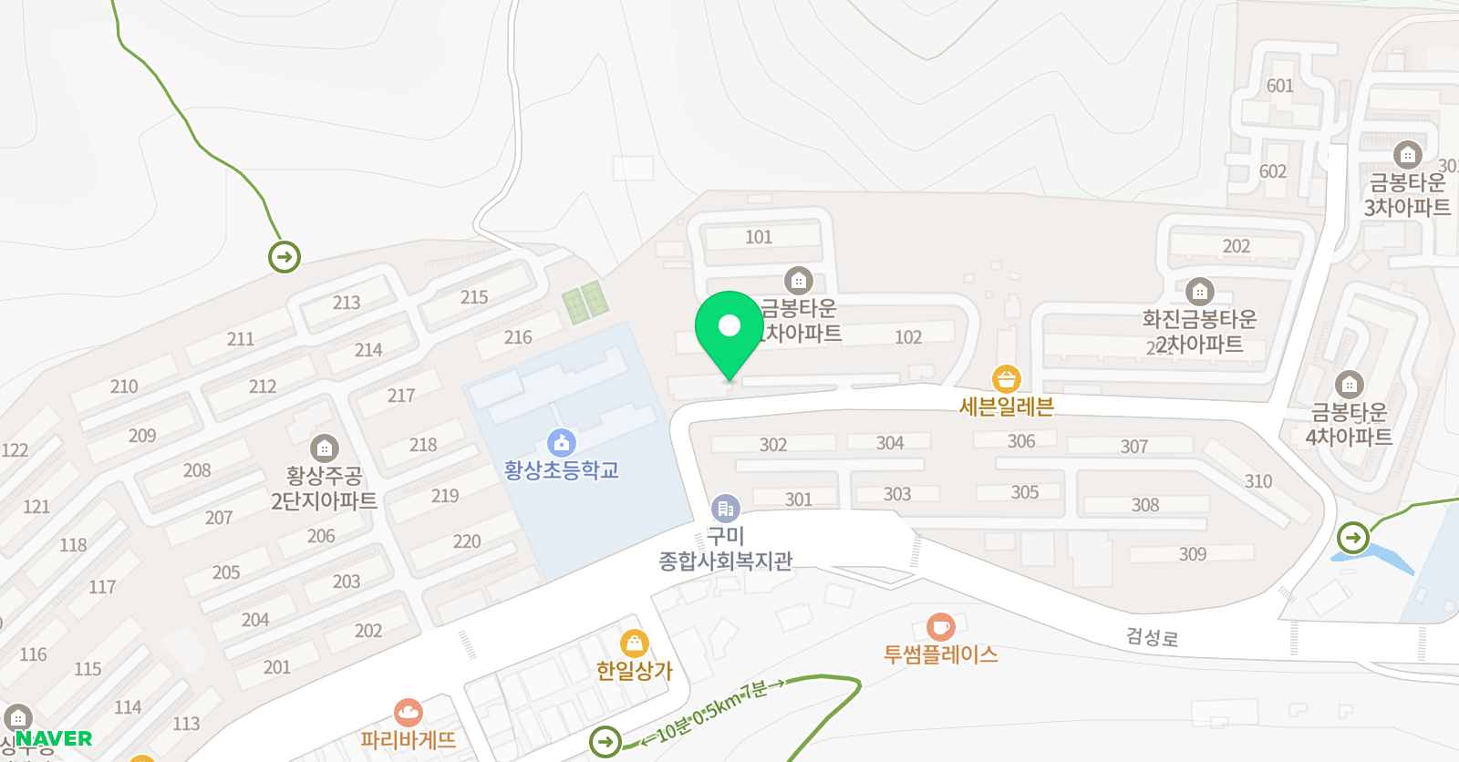 제이앤에이 김쌤 수학교습소 위치