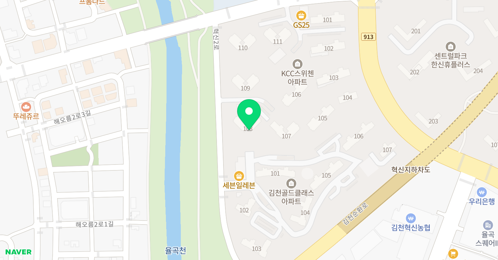 스마트해법 수학 김천KCC스위첸점 위치