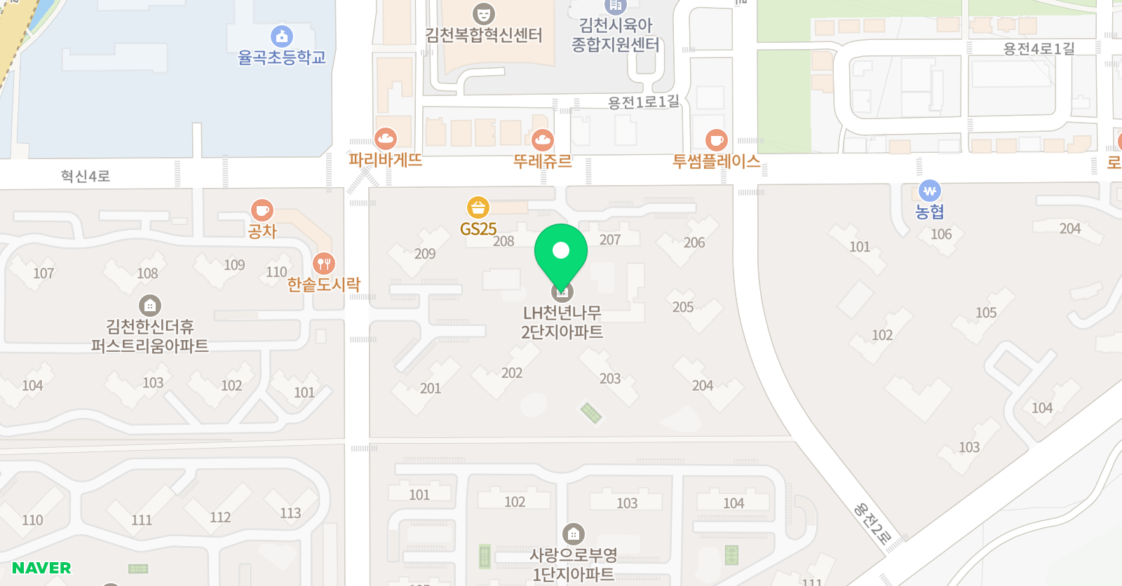 스마트해법수학 김천율곡점 위치