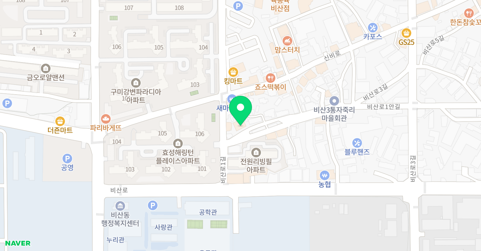 보고음악학원 위치