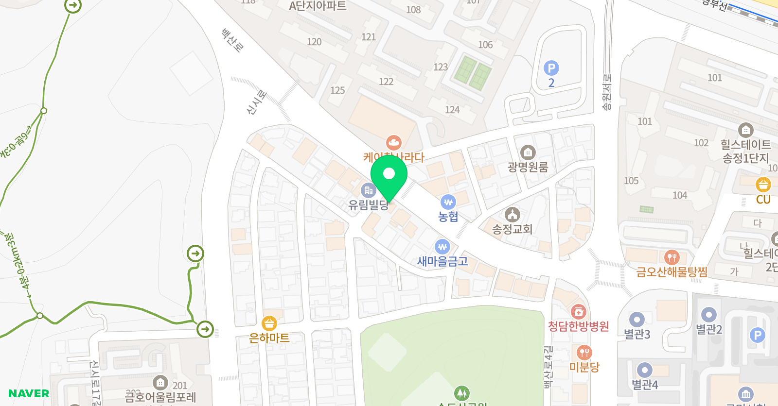 김경영 수학학원 위치