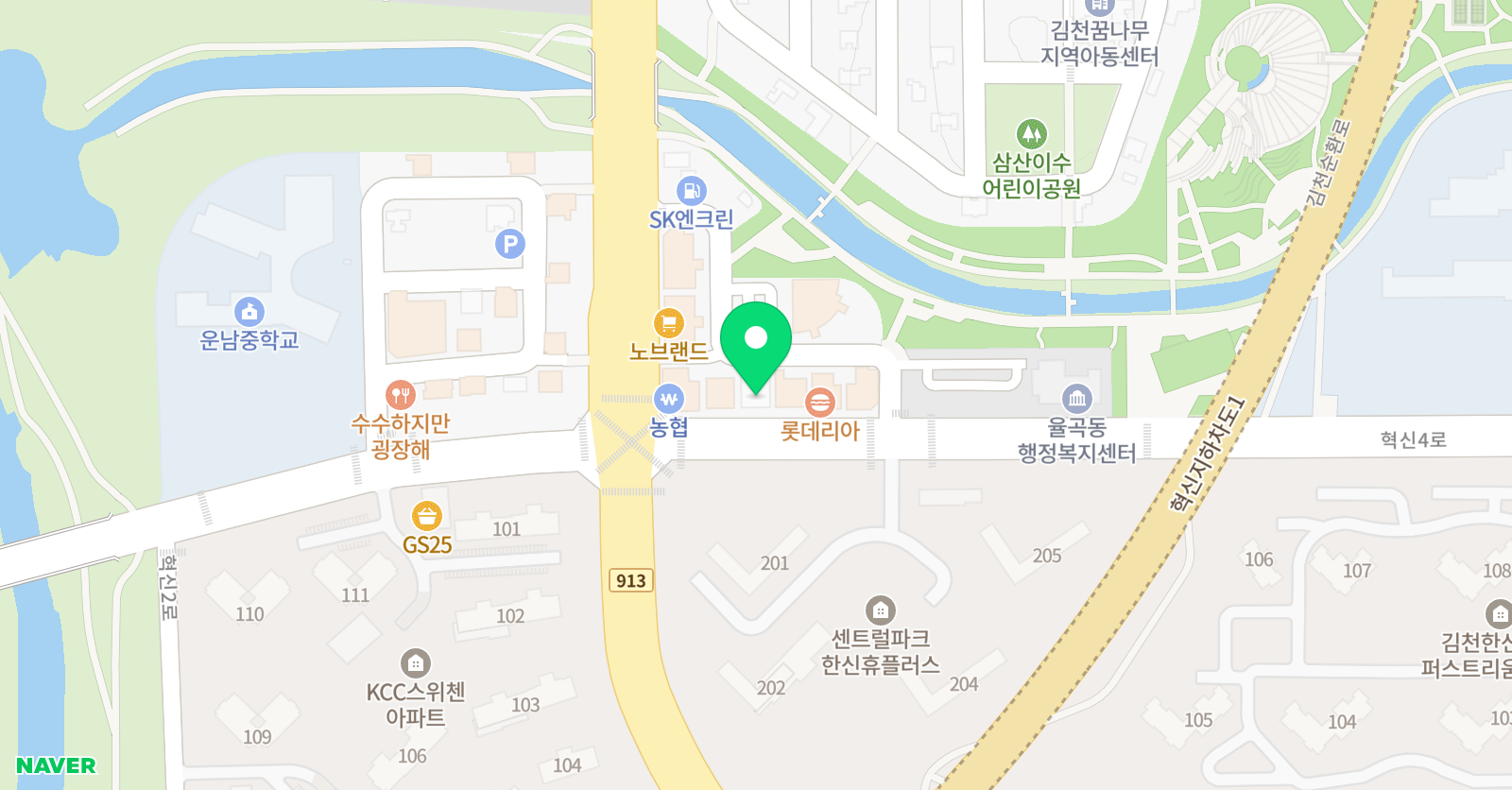 어센트 외국어학원 위치