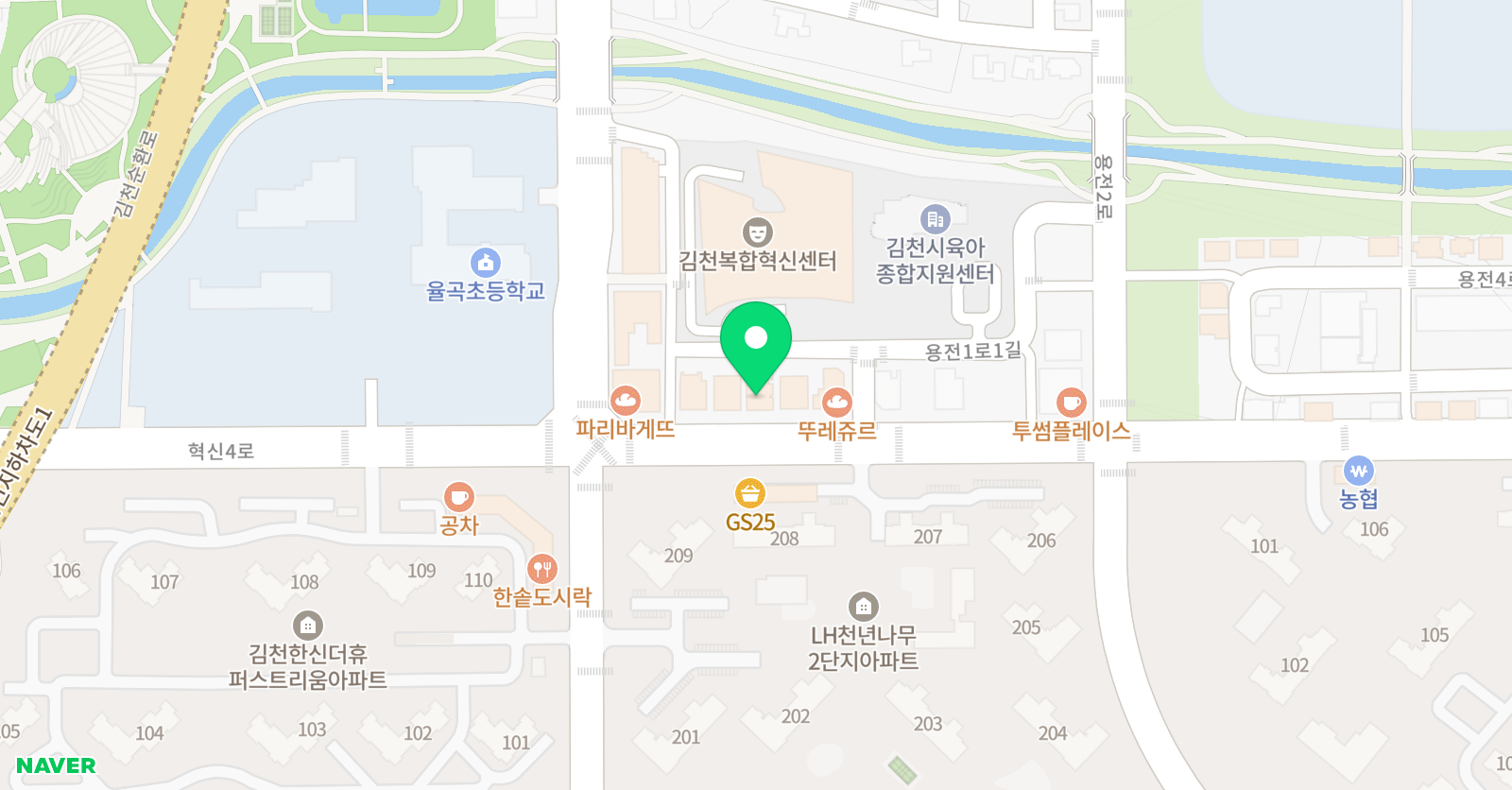 윤아트미술 위치