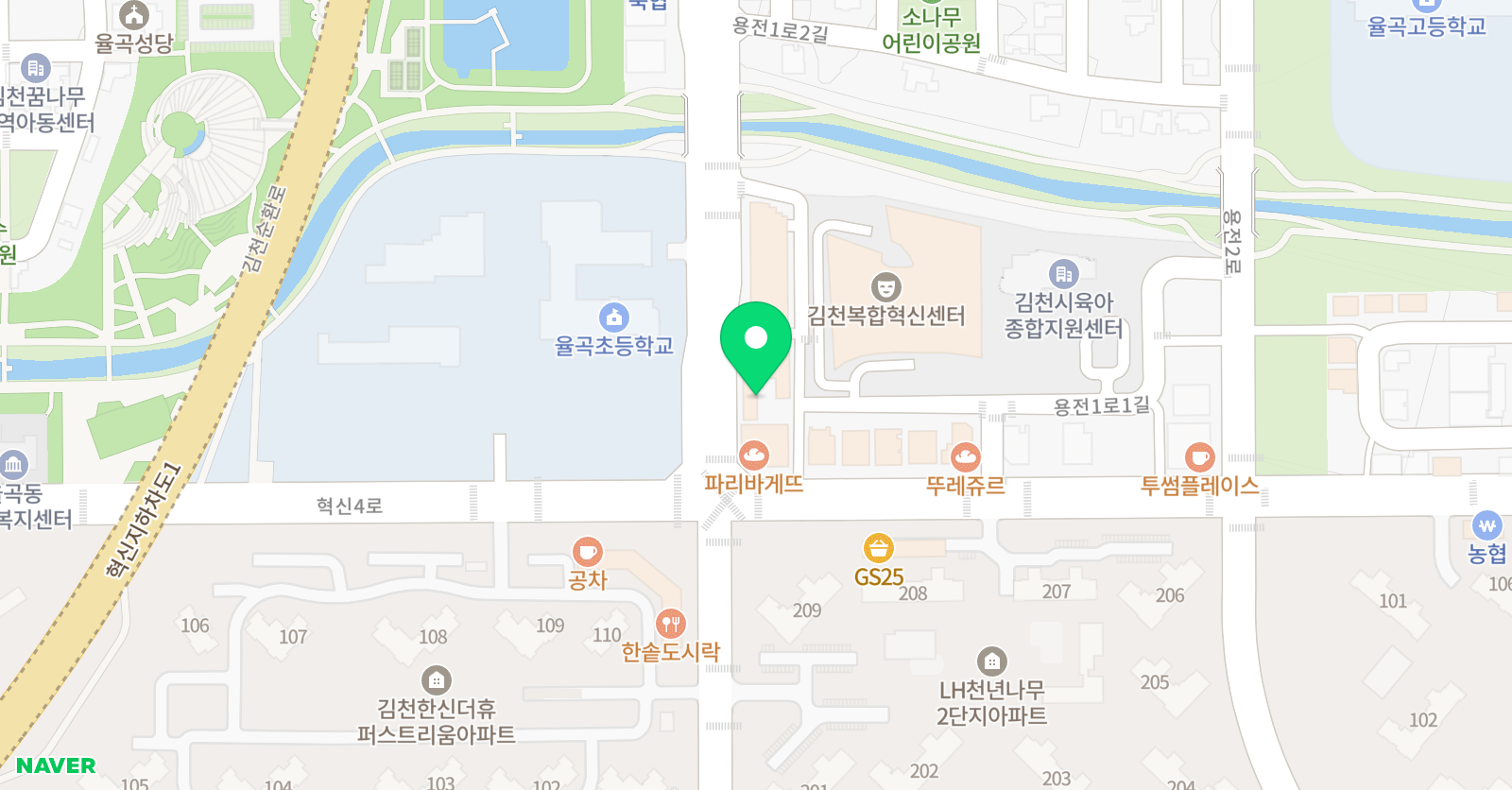 클랑 음악학원 위치