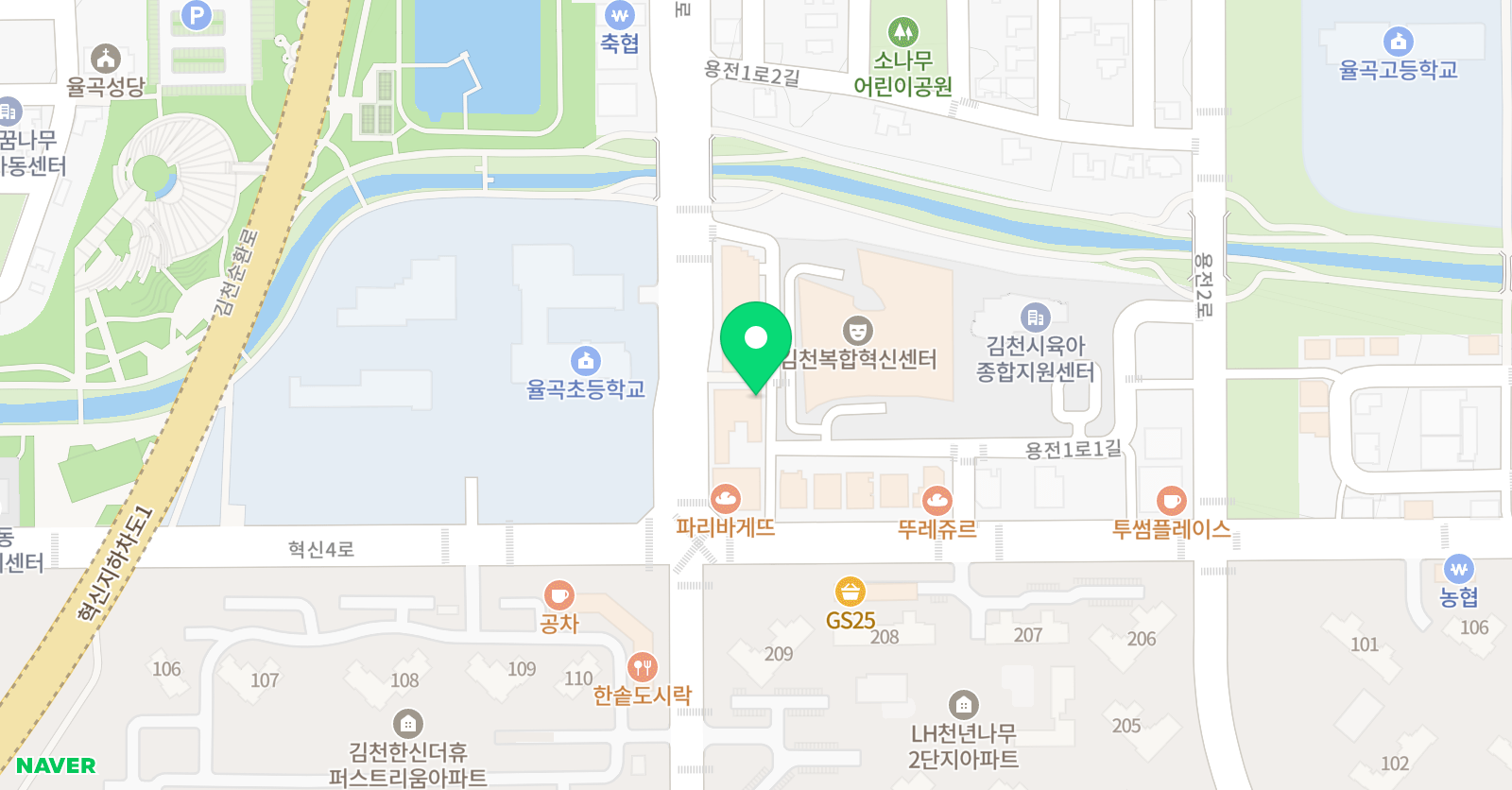 더하다 미술학원 김천혁신점 위치