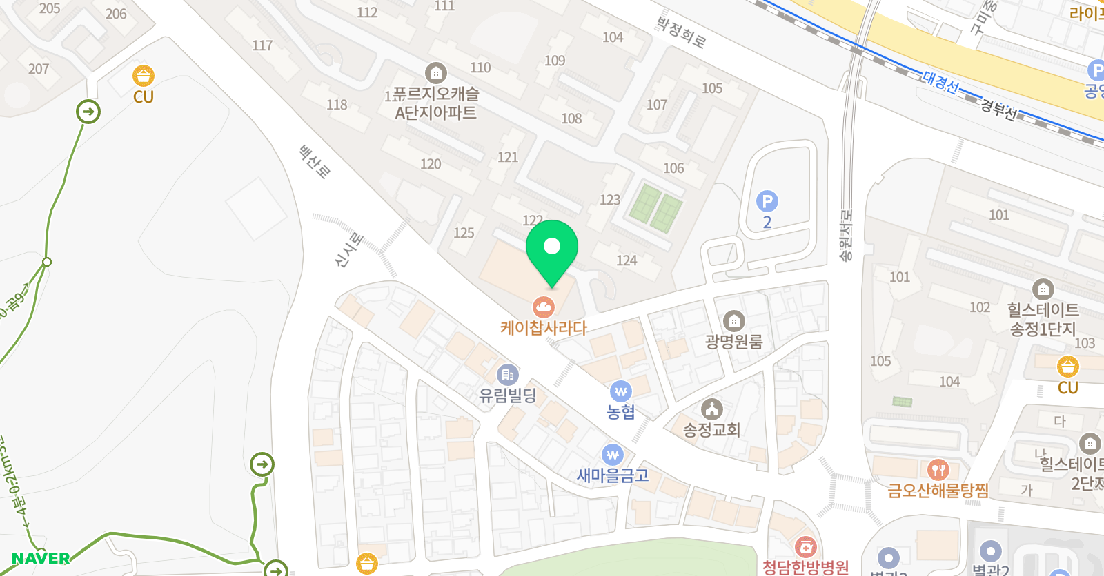 구미 더피아니스트 음악학원 위치
