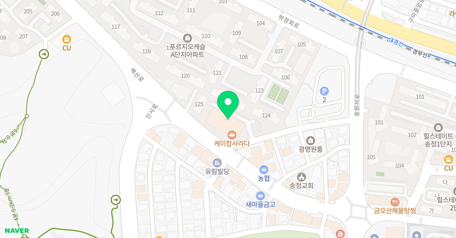 눈높이러닝센터 듀클라스 학원 위치