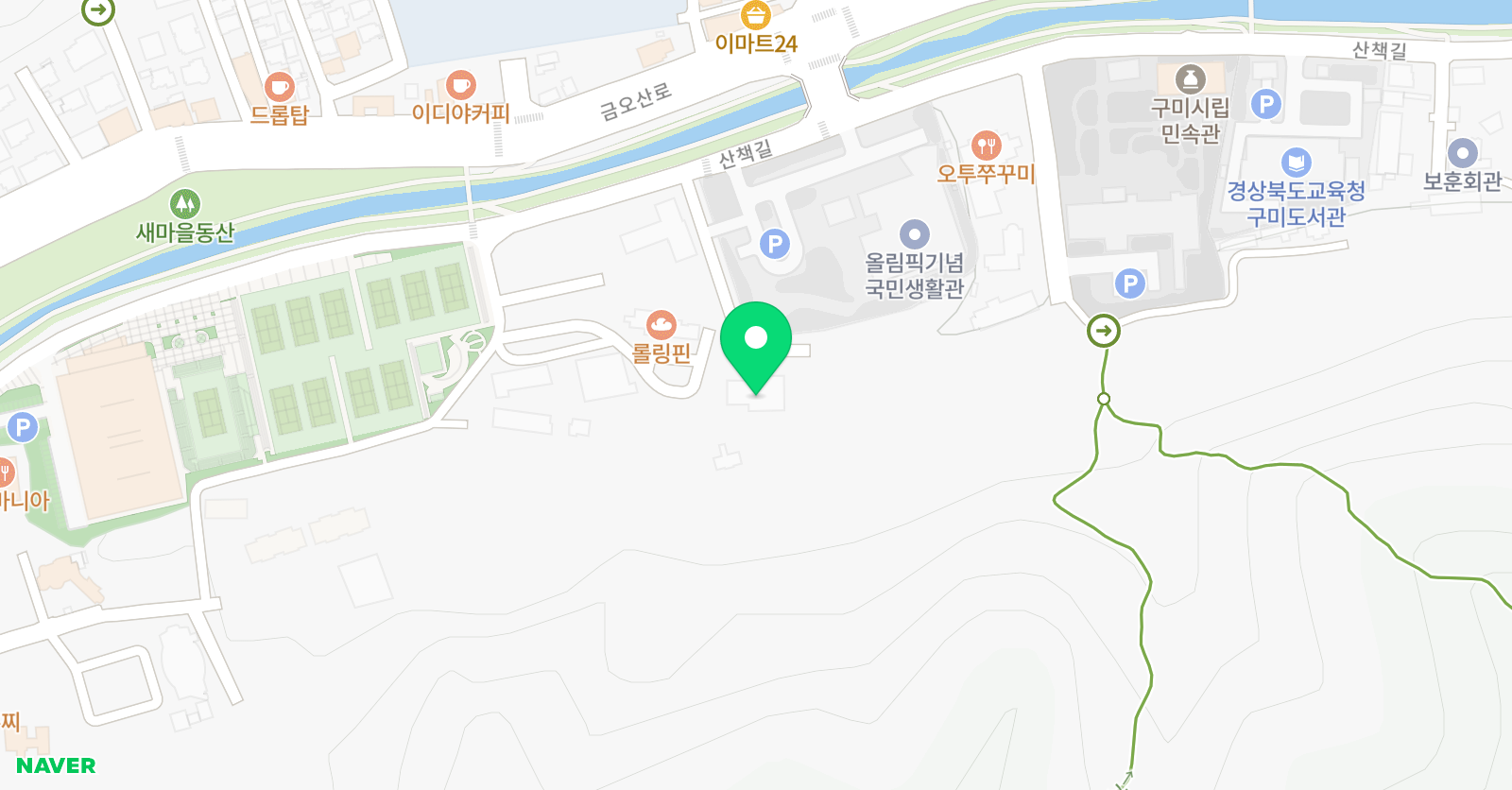 올림픽기념관 수영장 위치