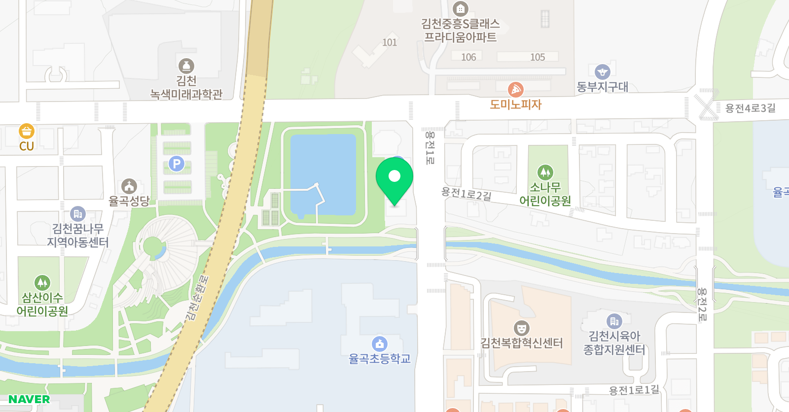 YJs 수학학원 위치